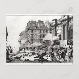 Carte Postale Tirteo antes de la iglesia de St. Roch à Paris