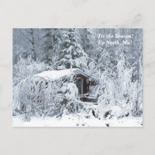 Carte Postale 'Tis Season Up North, Mn Winter Holiday