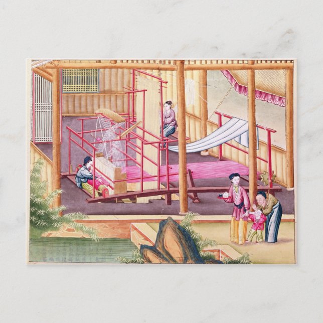 Carte Postale Tissage (Devant)