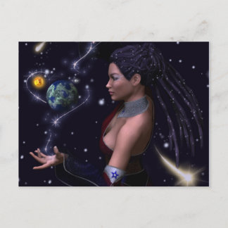 Carte Postale Tisserand du monde