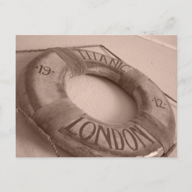 Carte postale Titanic London (Devant)