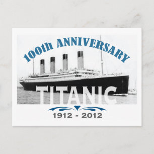Carte Postale Titanic Sinking 100 ans Anniversaire