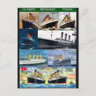 Carte Postale titanique, britanique, olympique, soeurs T-shirt