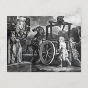 Carte Postale Titus Oates le troisième jour de sa peine