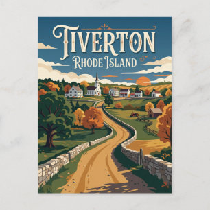 Carte Postale Tiverton Four Corners Rhode Island