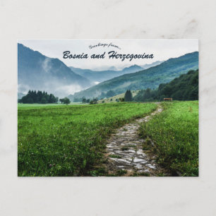 Carte Postale Tjentiste Bosnie-Herzégovine