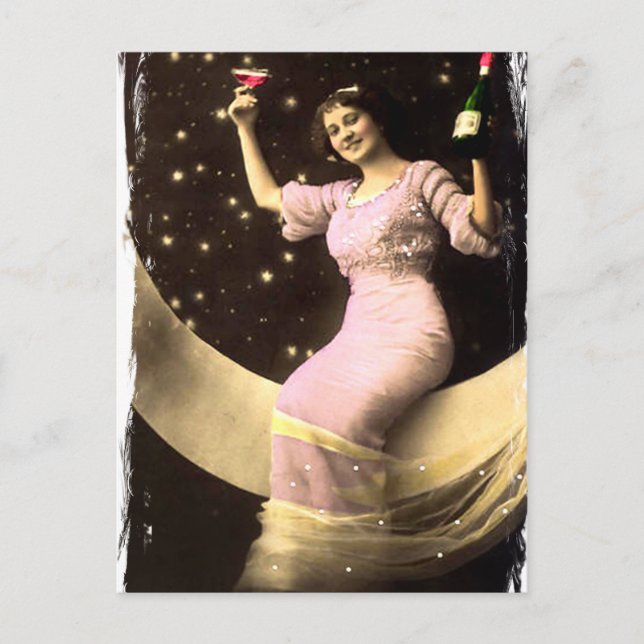 Carte Postale Toasting You From the Moon (Devant)