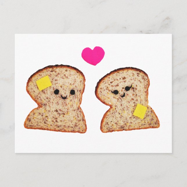 Carte Postale Toasty Love (Devant)