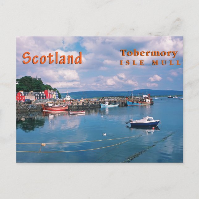 Carte Postale Tobermory, île de Mull, Écosse (Devant)