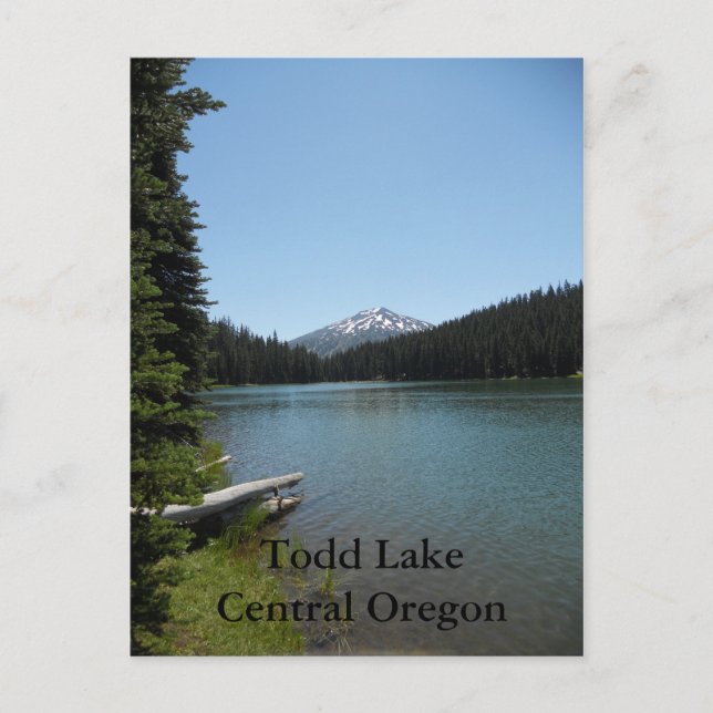 Carte Postale Todd Lake Central Oregon (Devant)
