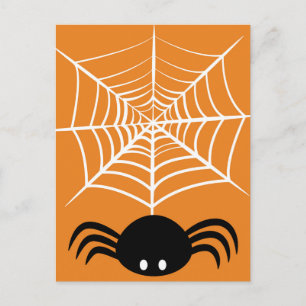 Carte Postale Toile d'araignée Halloween