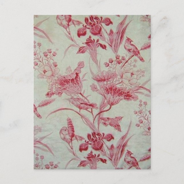 Carte Postale Toile française antique (Devant)