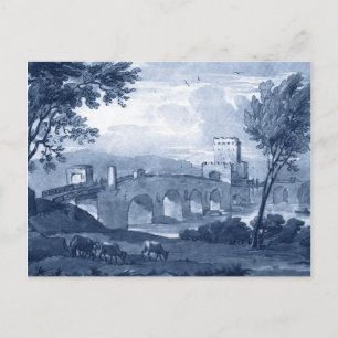 Carte Postale Toile pastorale - Pont