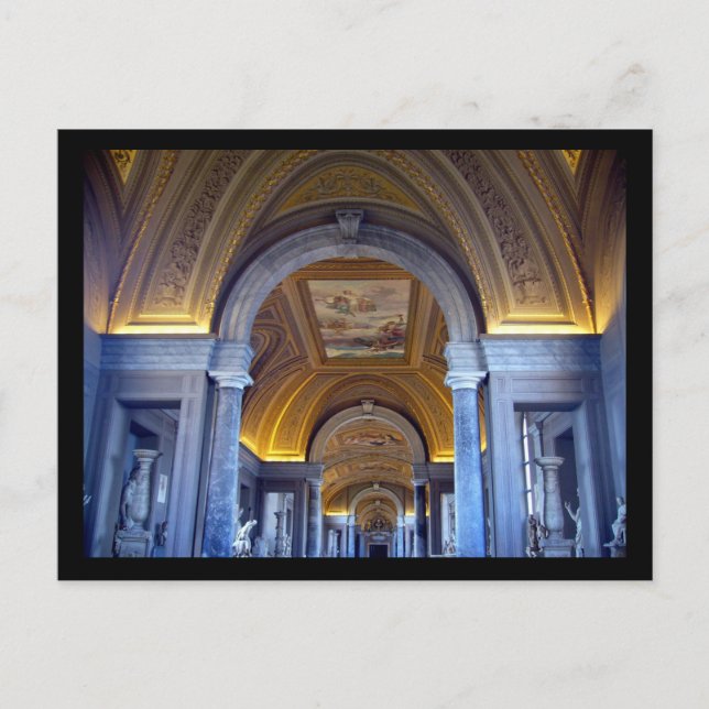 Carte Postale toit vatican (Devant)