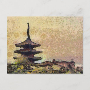 Carte Postale Toji Tower Art