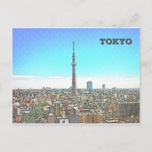 Carte Postale Tokyo