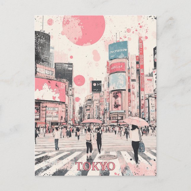 Carte Postale Tokyo Japon (Devant)