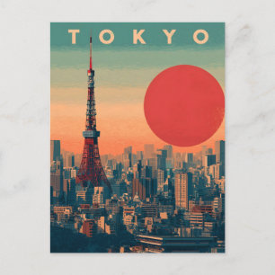 Carte Postale Tokyo Japon vintage