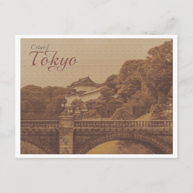 CARTE POSTALE TOKYO JAPON VINTAGE (Devant)