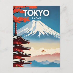 Carte Postale Tokyo Japon Voyage nostalgique