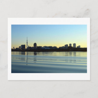 Carte Postale Tokyo Skytree, rive de l'Arakawa : Tokyo