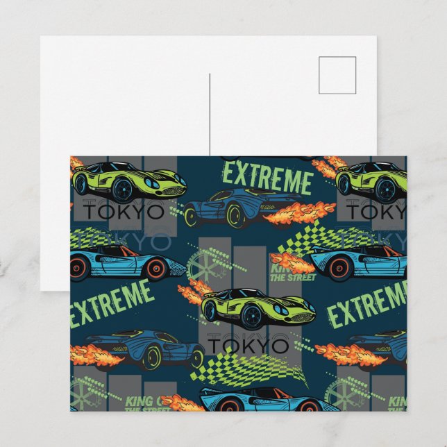 Carte Postale  Tokyo Street Racing Pattern (Devant / Derrière)