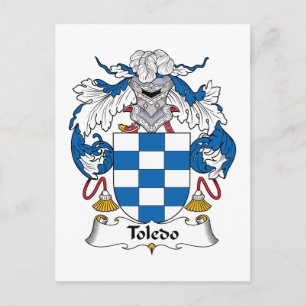 Carte Postale Toledo Family Crest
