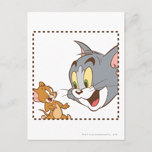 Carte Postale Tom et Jerry Stamp (Devant)