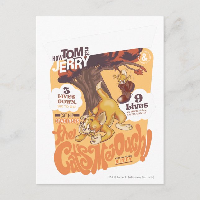 Carte Postale Tom et Jerry The Cats Me-Ouch (Devant)