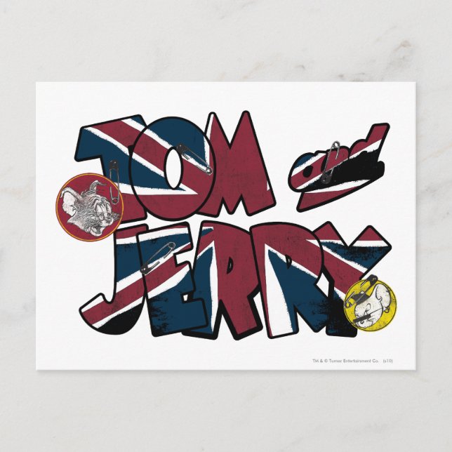 Carte Postale Tom et Jerry UK Overload 2 (Devant)