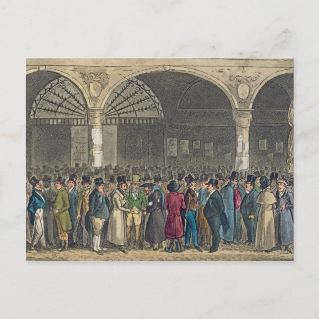 Carte Postale Tom & Jerry visitant le Stock Exchange, de 'Lif (Devant)