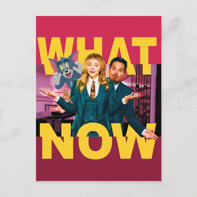 Carte Postale Tom & Jerry With Kayla and Terrance - What Now (Devant)