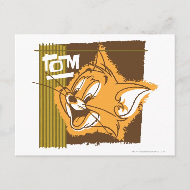 Carte Postale Tom Joyeux Visage (Devant)