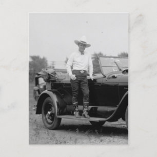 Carte Postale Tom Mélange Avec Voiture, 21/5/1925