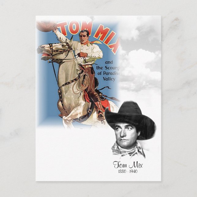 Carte Postale Tom Mix 1880 - 1940 (Devant)