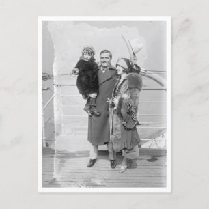 Carte Postale Tom Mix et le voyage en famille