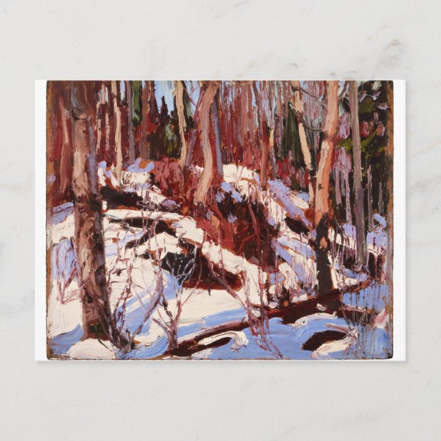 Carte Postale Tom Thomson - Thaw in the Woods (Devant)