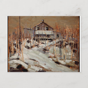 Carte Postale Tom Thomson Vintage Cabine canadien Fraser's Lodge
