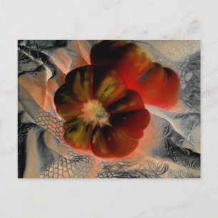 Carte Postale "Tomate et dentelle" Numériquement modifié