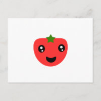 Tomate mignonne et heureuse