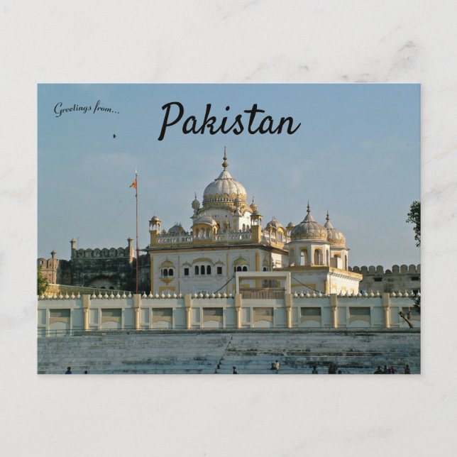 Carte Postale Tombeau de Ranjit Singh Lahore Pakistan (Devant)