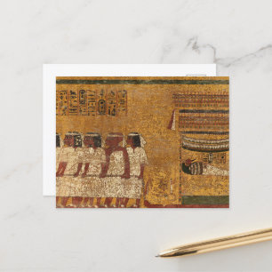 Carte Postale Tombeau de Toutankhamon, mur Est de l'histoire égy