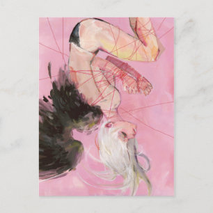 Carte postale tombée