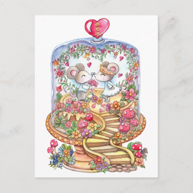 Carte Postale Tomber dans l'amour (Devant)