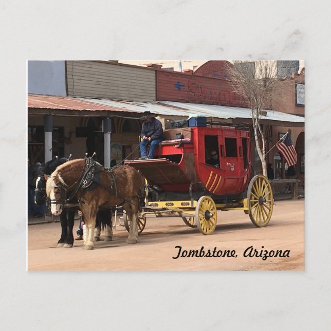 Carte Postale Tombstone, Arizona (Devant)