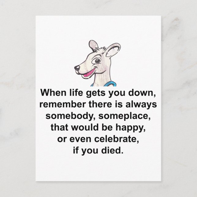 Carte Postale Tommy The Terrible Kangaroo 1 (Devant)