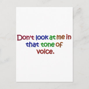 Carte Postale Tone of Voice