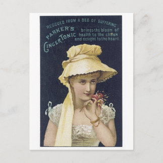 Carte Postale Tonique de gingembre de Parker