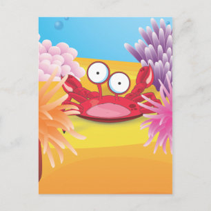 Carte Postale Tony le crabe
