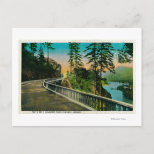 Carte Postale Tooth Rock sur Columbia River River, OU